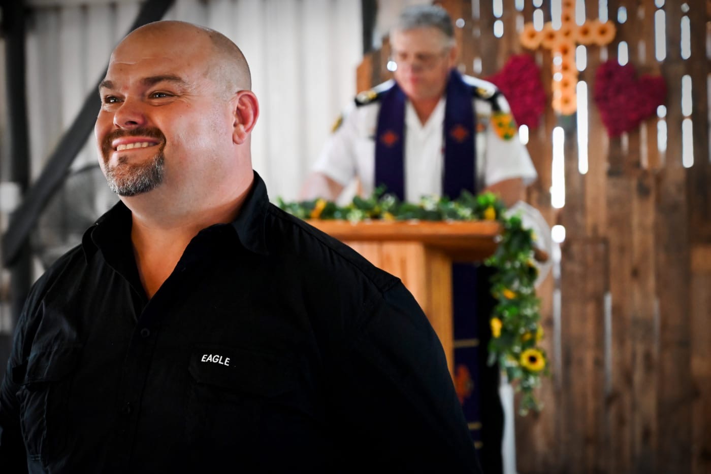 Wedding ceremony by Dr. Gerrit Rademeyer in Suurbraak