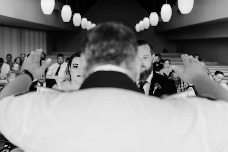 Wedding ceremony by Dr. Gerrit Rademeyer in Suurbraak