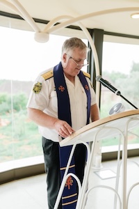 Wedding ceremony by Dr. Gerrit Rademeyer in Suurbraak