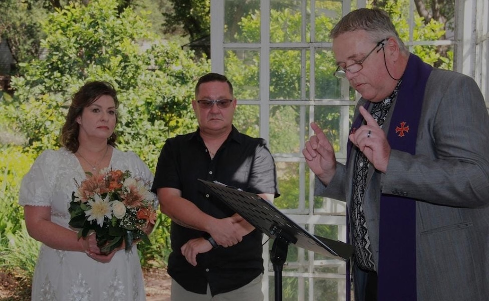 Wedding ceremony by Dr. Gerrit Rademeyer in Suurbraak